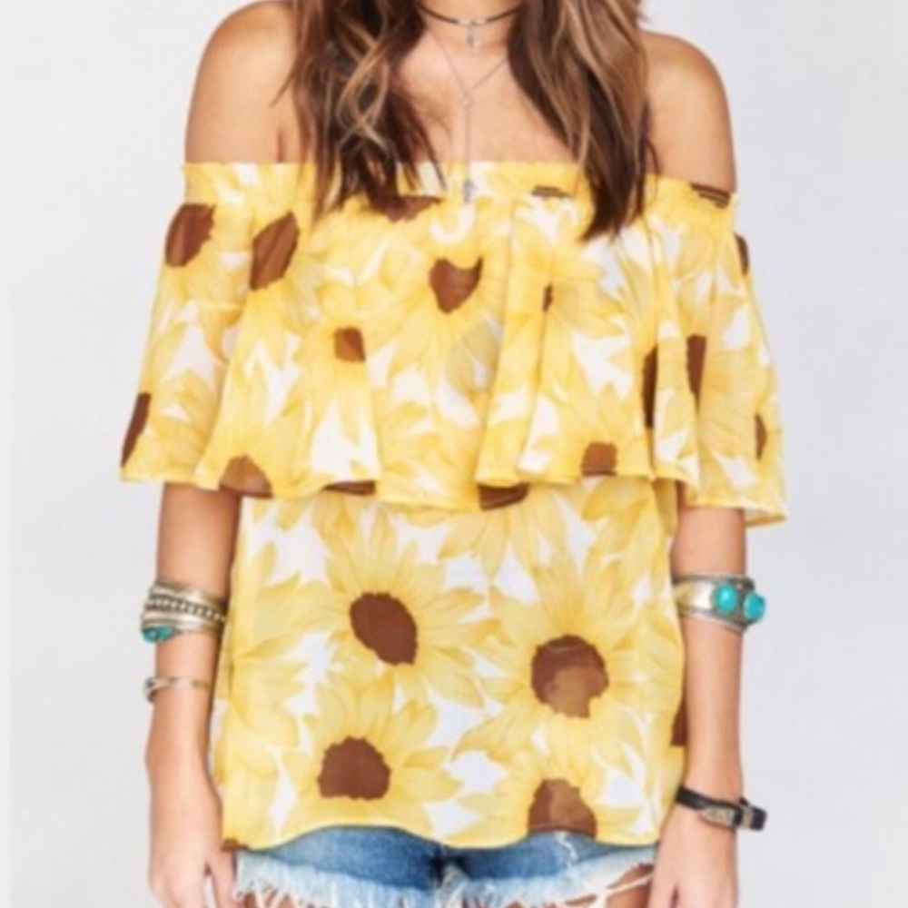 Show Me Your Mumu- Sunflower Club Bungalow Top